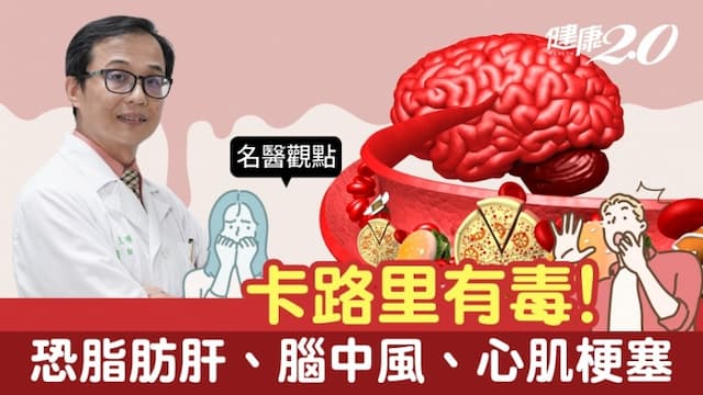 吃吃吃﹒﹒﹒你知道卡路里有毒嗎？恐脂肪肝、腦中風、心肌梗塞