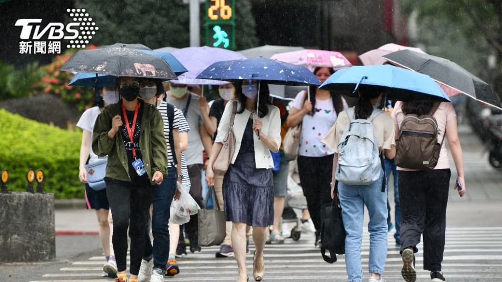 天氣 下雨 雨傘