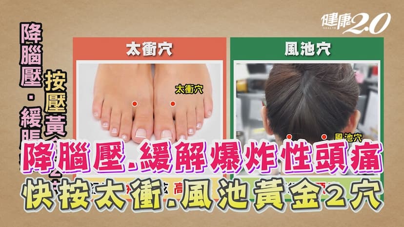 趙建勳頭痛猝逝！醫曝6疾病致爆炸性頭痛 中醫教2穴降腦壓、3穴止慢性頭痛/review/340860