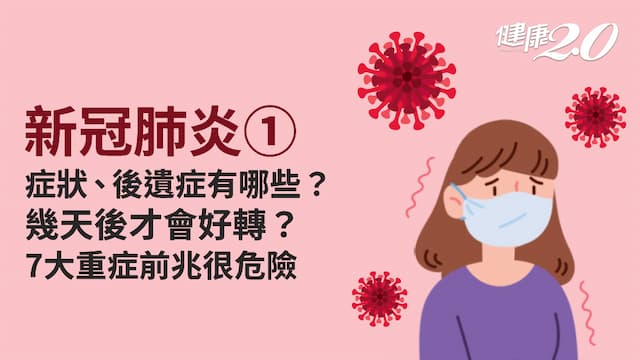 新冠肺炎／新冠肺炎症狀揭密！潛伏期有多久？4類後遺症要當心