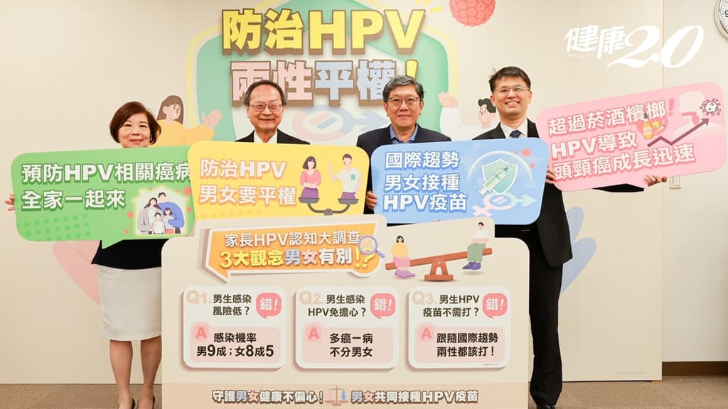 男性感染HPV機率更高！15歲以上男性 每3人有1人感染至少一種HPV