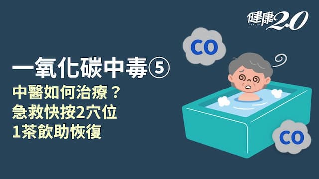 一氧化碳中毒／急救穴位怎麼按？中醫如何治療？什麼茶飲幫助恢復？