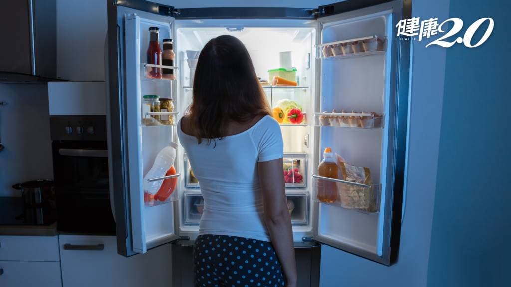 冰箱 女人 食材