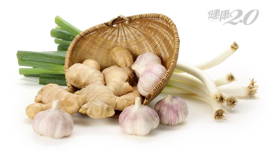蔥白-薑-洋蔥可治風寒感冒
