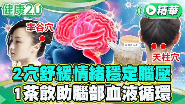 美女博士昏倒原來是腦動脈瘤發作 2穴位+丹參生脈飲降血壓防失智