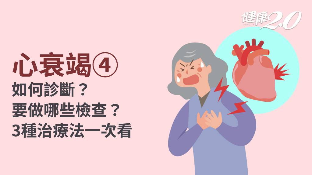 心衰竭／心衰竭如何診斷？治療有哪些選擇？心臟復健運動減少再住院率